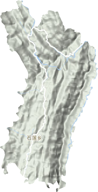 石蓮鄉(xiāng)地形圖