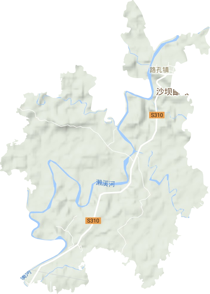 路孔鎮地形圖
