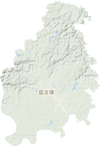 盤龍鎮地形圖