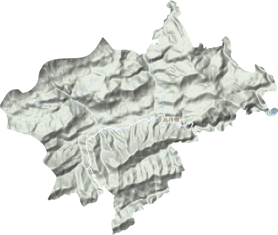 高橋鎮地形圖