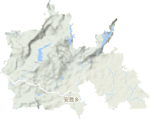 安勝鄉地形圖