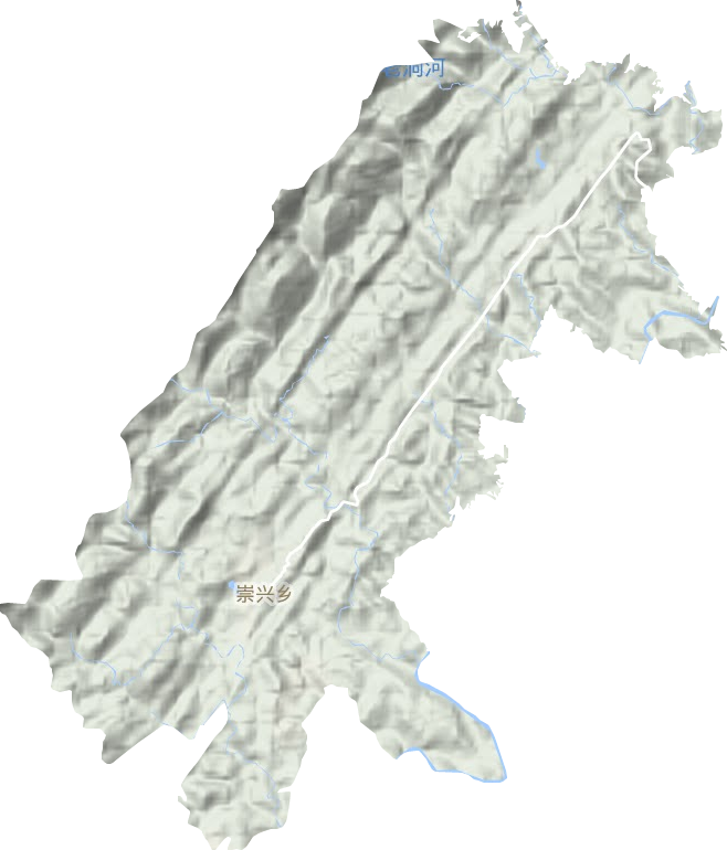 興龍鎮地形圖
