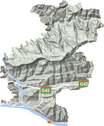 云陽鎮地形圖
