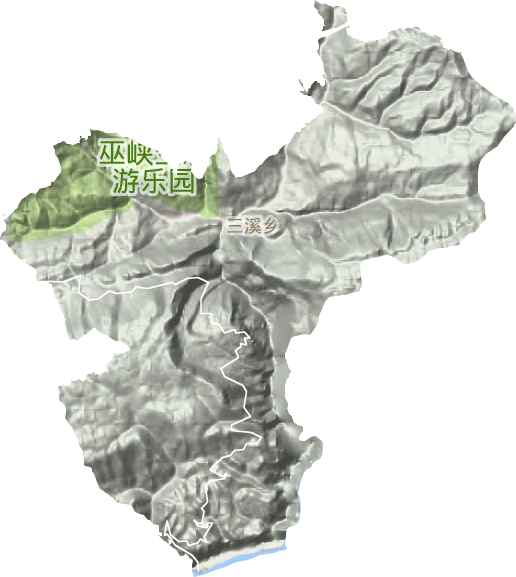三溪鄉(xiāng)地形圖