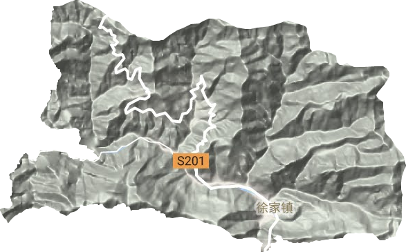 徐家鎮(zhèn)地形圖