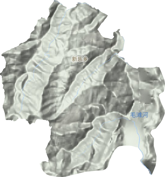 新樂鄉地形圖