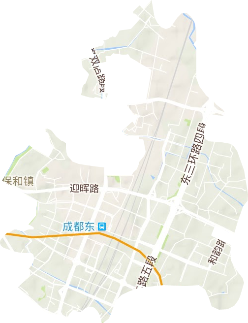 保和街道地形圖