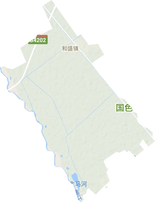 和盛鎮地形圖