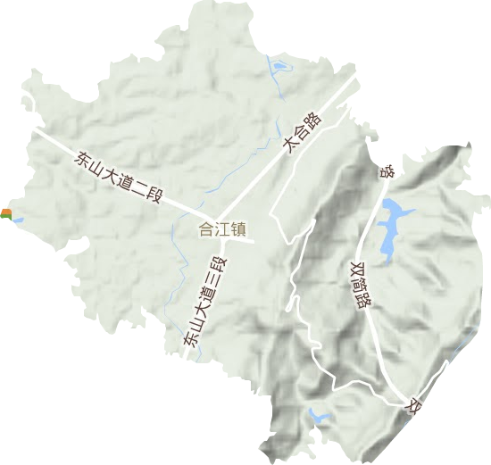 合江鎮地形圖