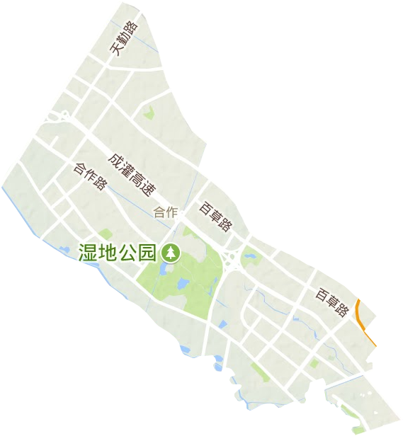 合作街道地形圖