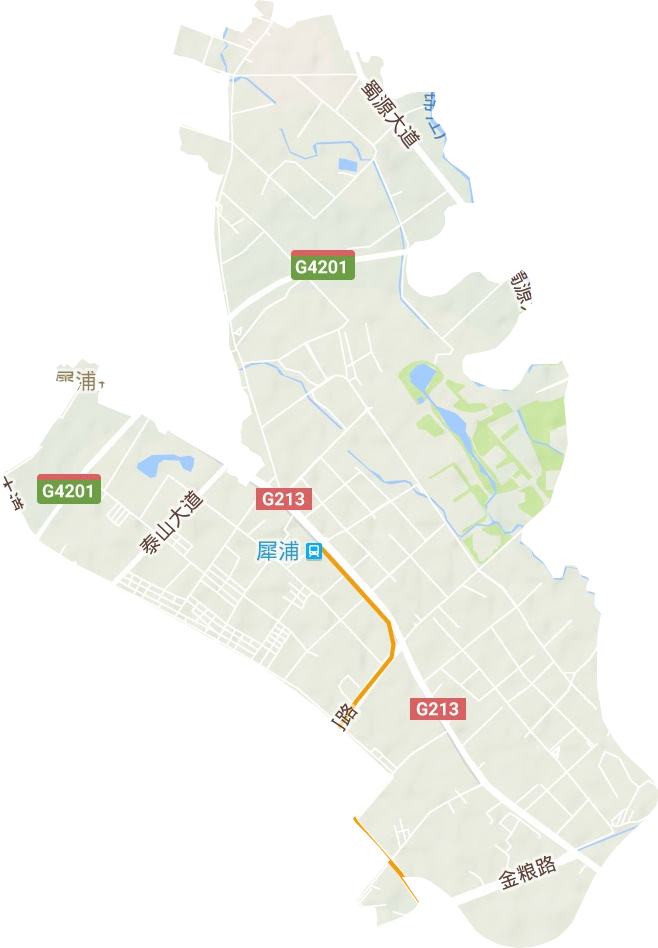 犀浦鎮(zhèn)地形圖