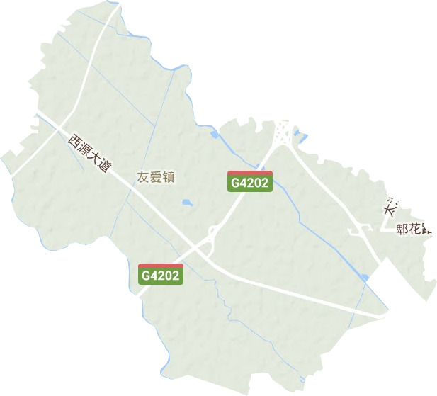 友愛鎮地形圖