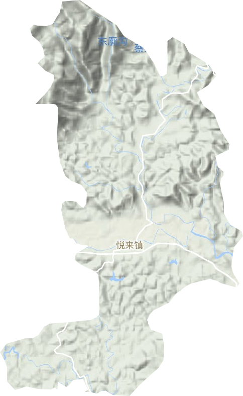 悅來鎮地形圖