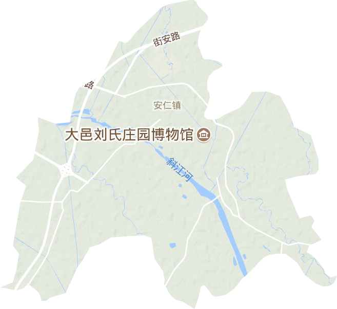 安仁鎮地形圖