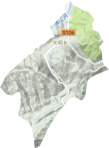 光明鄉地形圖