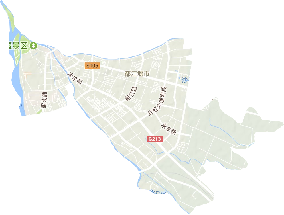 幸福鎮地形圖