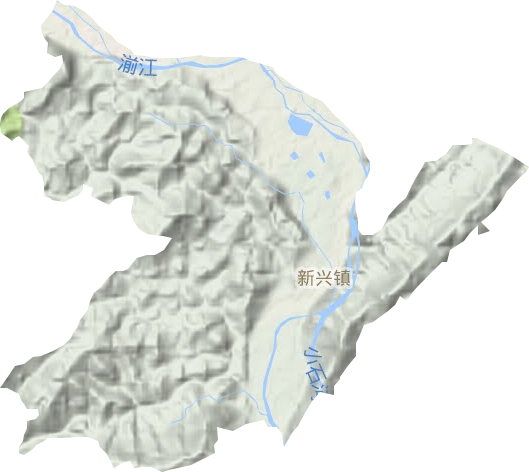新興鎮地形圖