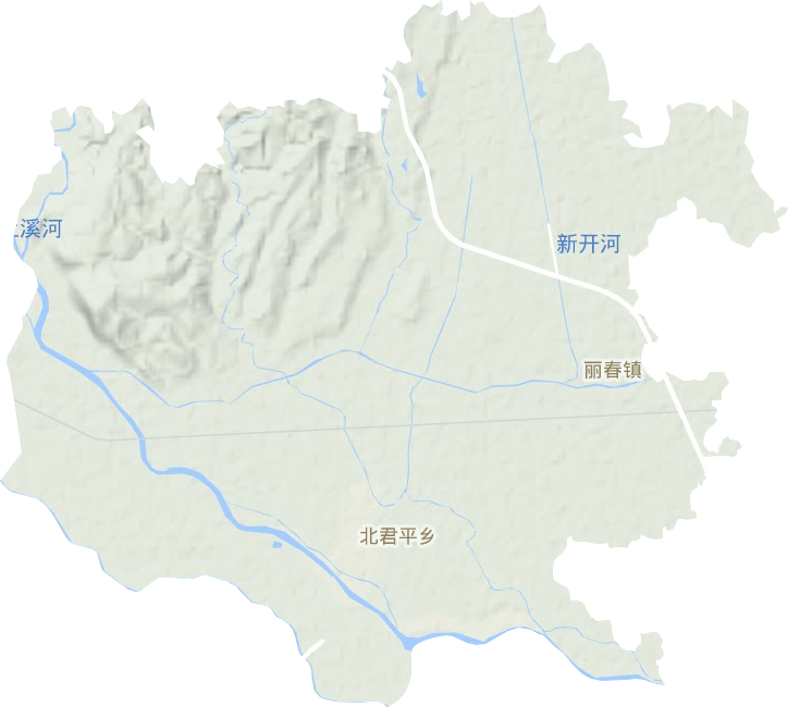 麗春鎮(zhèn)地形圖