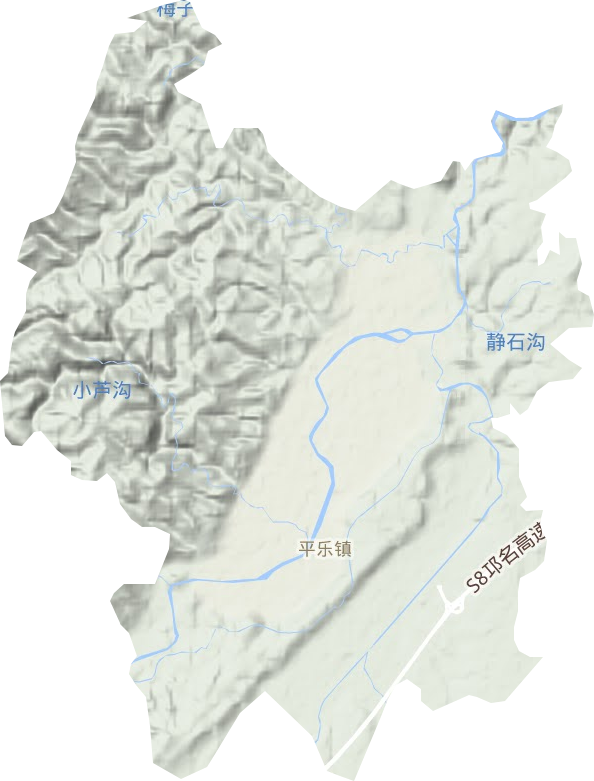 平樂鎮地形圖