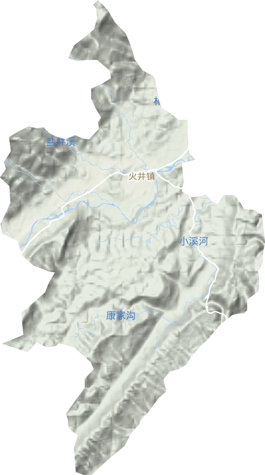 火井鎮地形圖