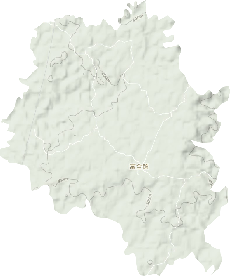 富全鎮(zhèn)地形圖