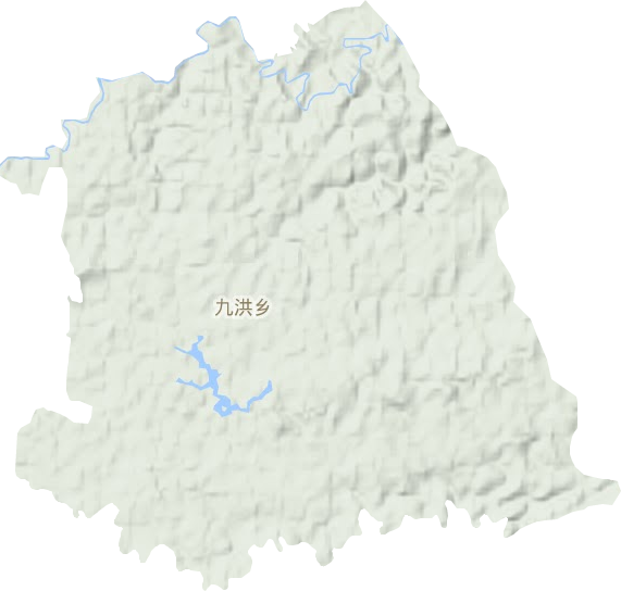 九洪鄉(xiāng)地形圖