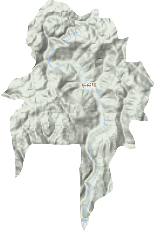 東興鎮地形圖