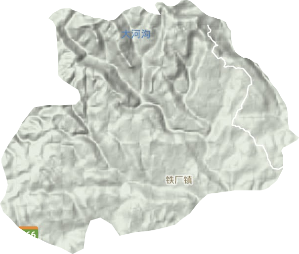 鐵廠鎮地形圖