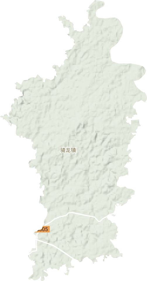 騎龍鎮(zhèn)地形圖