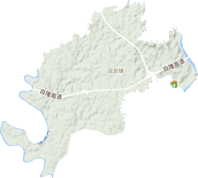 互助鎮地形圖