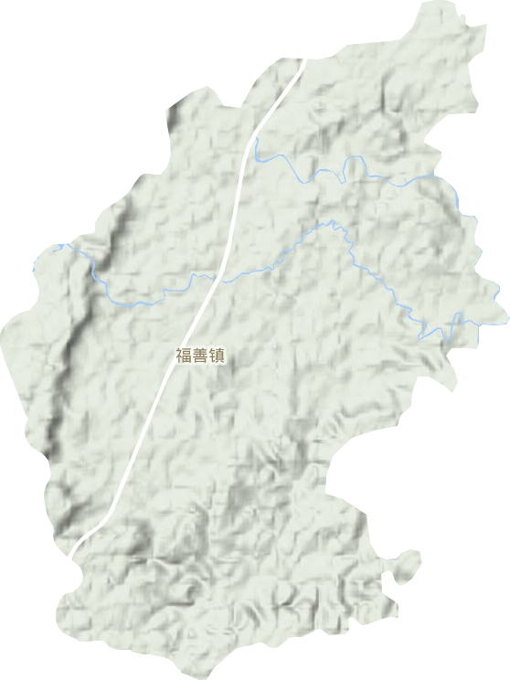 福善鎮(zhèn)地形圖