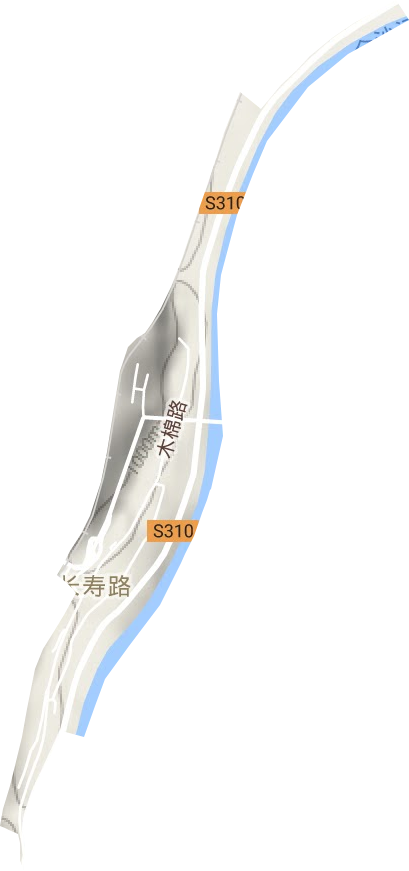長壽路街道地形圖