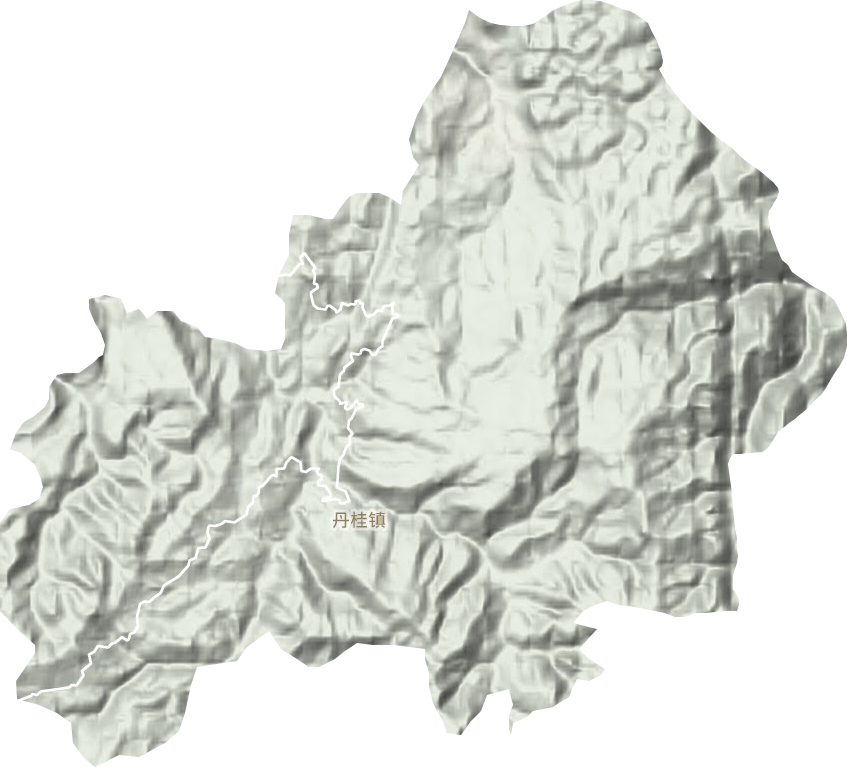 丹桂鎮地形圖