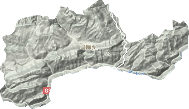 馬蹄鄉(xiāng)地形圖