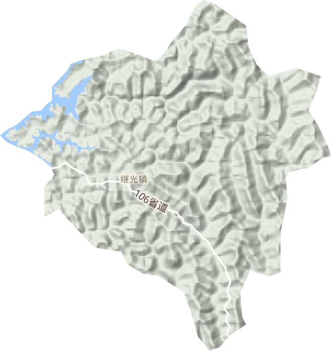 繼光鎮地形圖