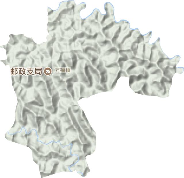 萬福鎮地形圖
