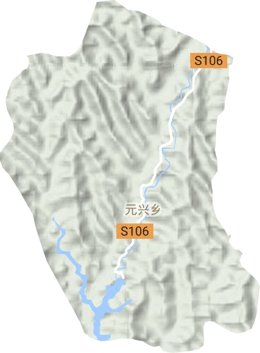 元興鄉地形圖