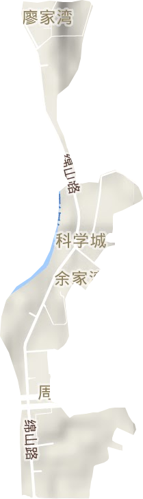 松林街道地形圖