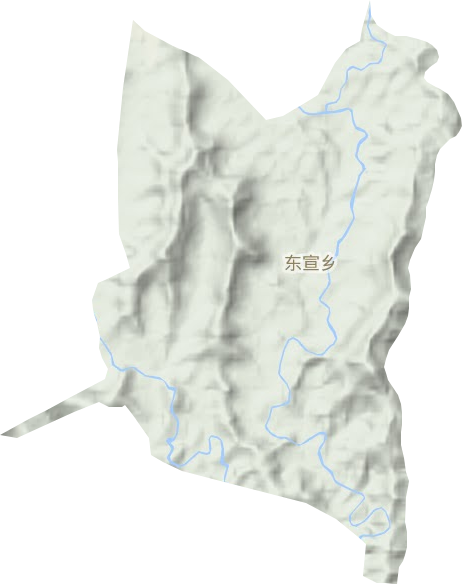 東宣鄉地形圖