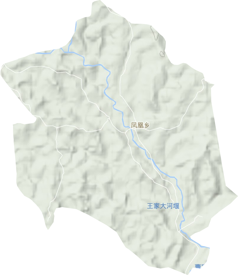 鳳凰鄉(xiāng)地形圖