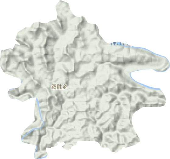 雙勝鄉(xiāng)地形圖