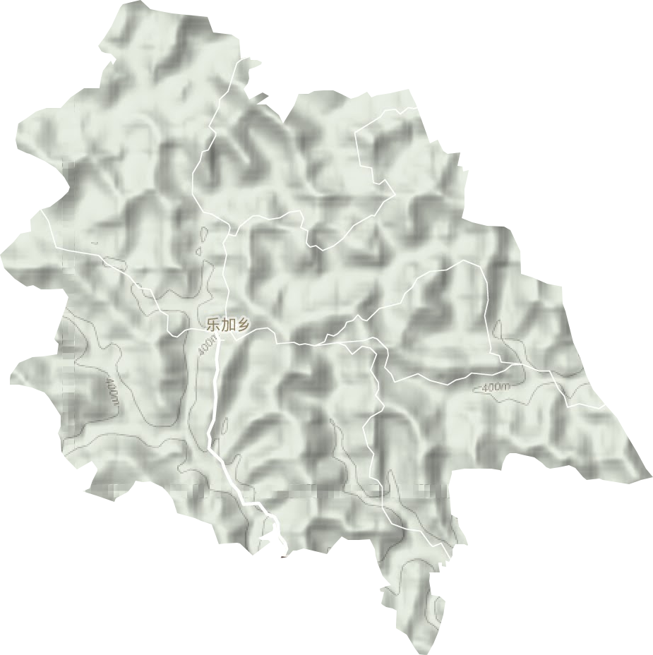 樂加鄉(xiāng)地形圖
