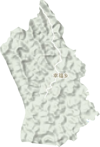 幸福鄉地形圖