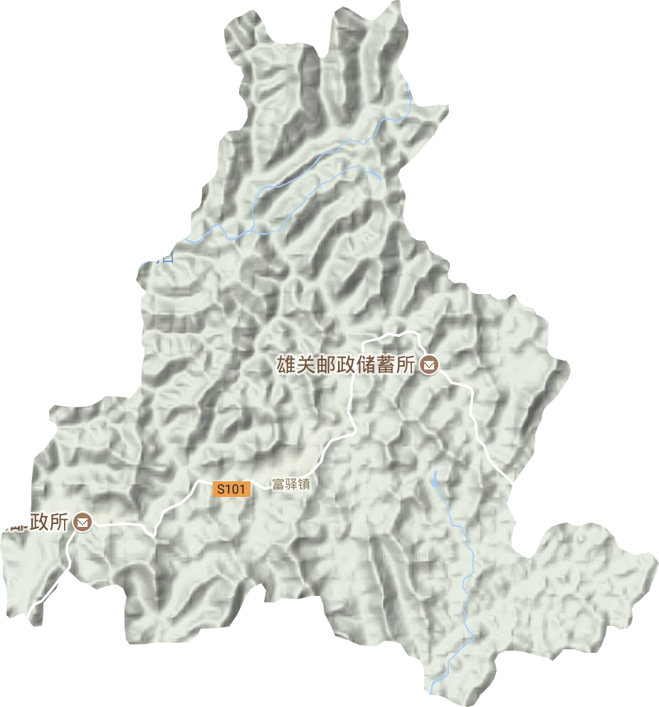 富驛鎮地形圖