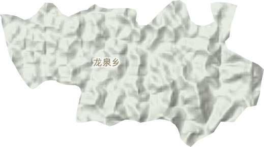 龍泉鄉(xiāng)地形圖