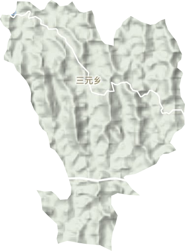 三元鄉地形圖