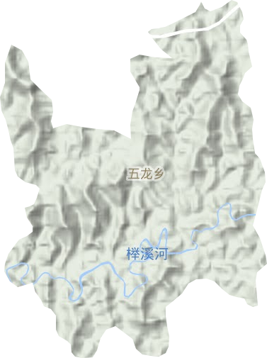 五龍鄉地形圖