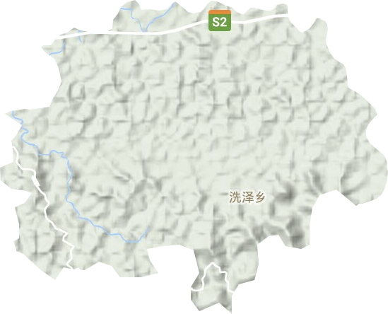 洗澤鄉(xiāng)地形圖