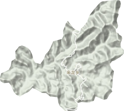 來龍鄉(xiāng)地形圖