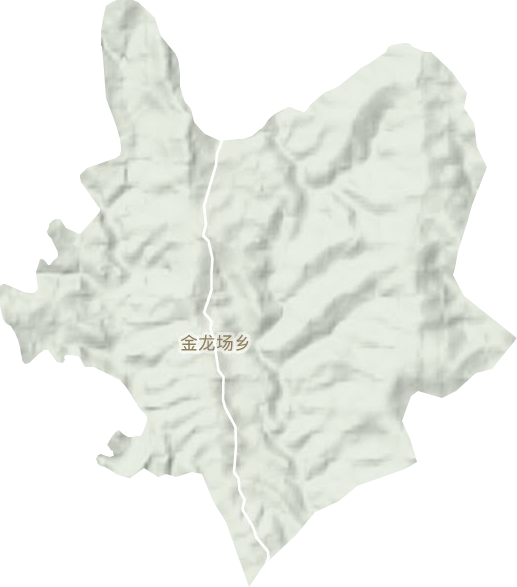 金龍場鄉地形圖